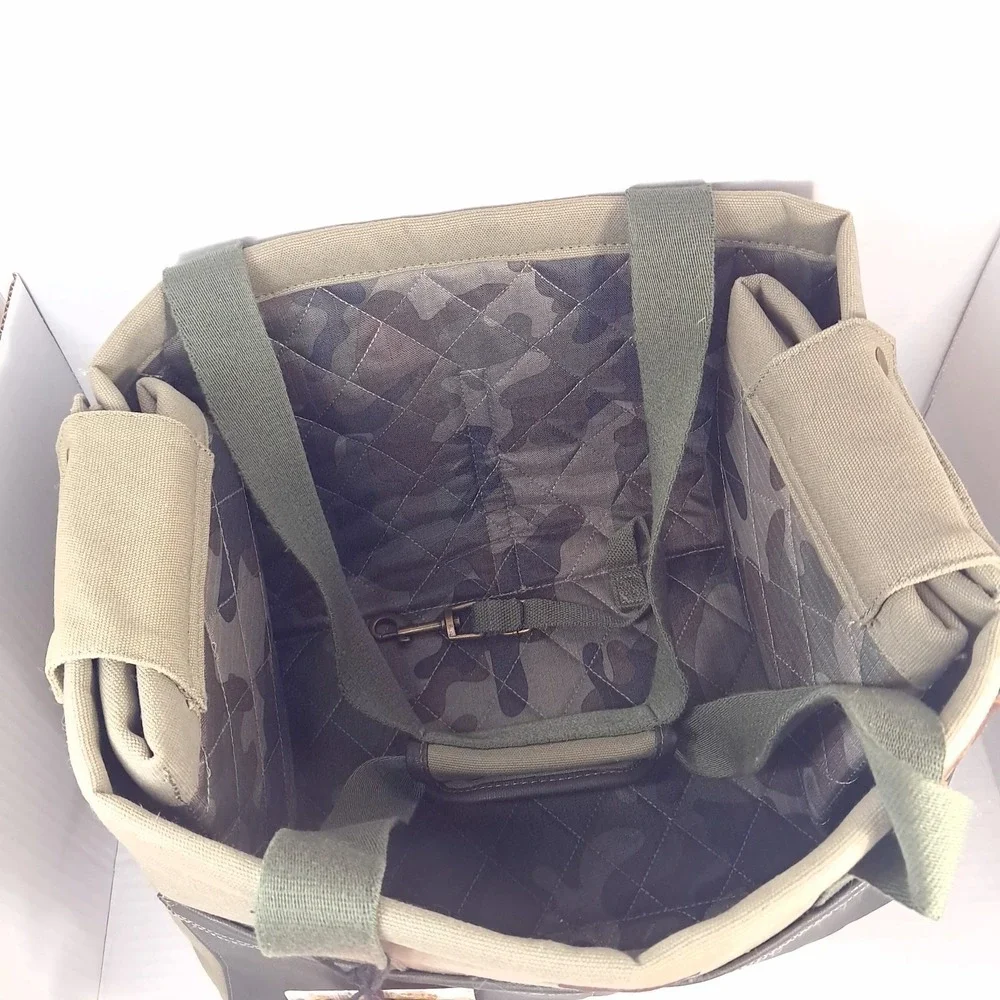 NEW Reddy Pet Carrier Tote Bag Pets Dog Cat Camo Canvas camouflage‎ mat green
